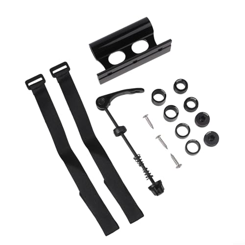 Fahrrad-Gabel-Montageblöcke, 2 Stück, für 20 x 110 mm Fahrräder, robuste Aluminiumlegierung für sicheren Transport (schwarz) von MeevrgR