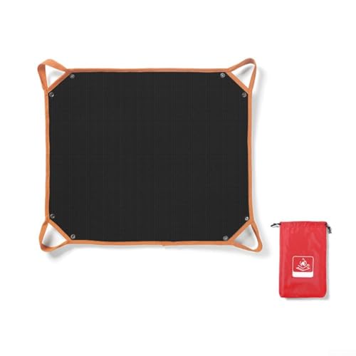 Feuerfeste Campingmatte mit doppelseitigem Silikonmaterial, leicht zu reinigen und zu tragen (groß (klein (60 cm x 50 cm) von MeevrgR