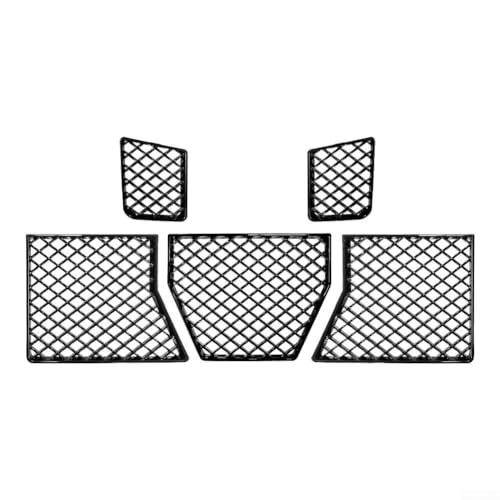 Für BMW G87 M2 2023 2025 Frontstoßstange Mitte Unteres Kühlergrill Mesh Guard 5 Stück für direkte Passform Installation und verbesserte Luftstromleistung (glänzendes Schwarz) von MeevrgR