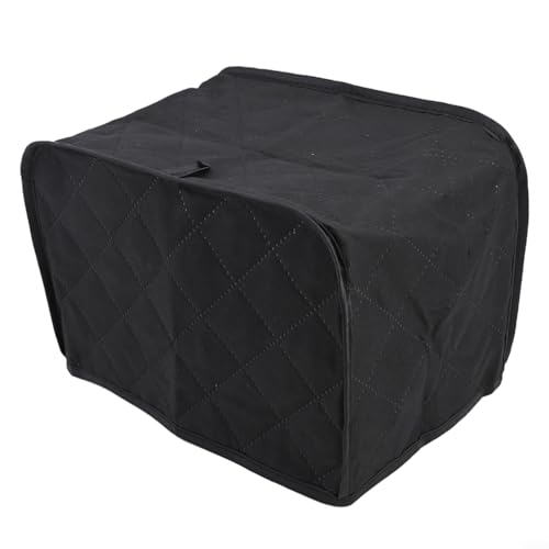 Funktionale Toaster-Abdeckung für die meisten 2- und 4-Scheiben-Modelle, hilft Sauberkeit zu erhalten (Schwarz S) von MeevrgR