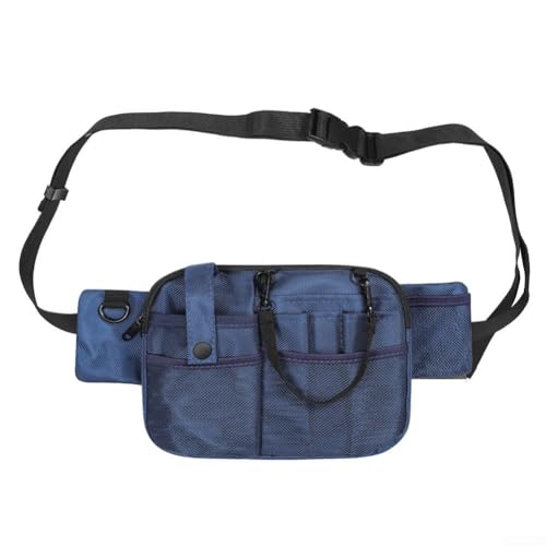 Funktionelle wasserdichte Hüfttasche zur Werkzeugaufbewahrung mit großem Hauptfach und verstellbarem Gurt, perfekt für Gesundheitswesen und Feldarbeit (blau) von MeevrgR