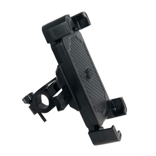 Handyhalterung für Motorradlenker mit 360-Grad-Drehung und rutschfesten Klemmarmen mit Silikonschicht für Smartphone-Schutz (Lenker) von MeevrgR