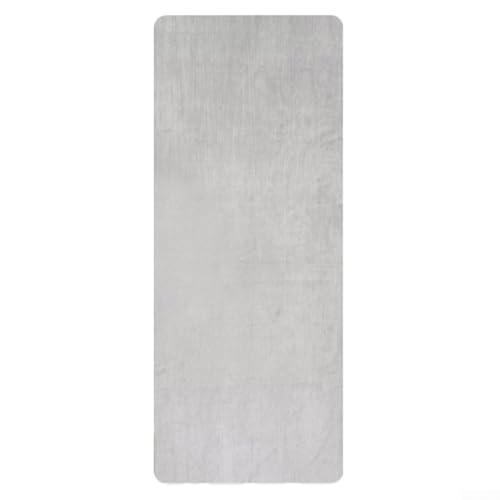 Hitzebeständiges Mikrofaser-Handtuch für Yogamatte, rutschfest, 184 cm x 62 cm (grau) von MeevrgR