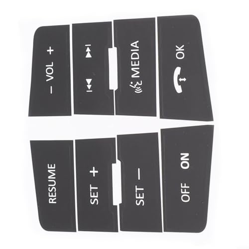 Hochwertiges Vinyl-Aufkleber-Set zur Reparatur von Ford Focus Lenkradknöpfen Hochwertiges Vinyl-Aufkleber-Set zur Reparatur von Ford Focus Lenkradknöpfen von MeevrgR