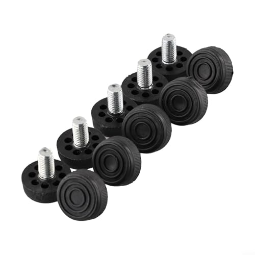 Höhenverstellbare Möbelfüße mit Kunststoffbasis, 10 Stück Schrauberhöhungen für Tische, Stühle, Hocker, um Verschleiß zu verhindern, Lärm zu reduzieren und die Höhe zu erhöhen (M10 x 30 x 20 mm) von MeevrgR