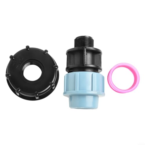 IBC Tank S60X6 Adapter mit MDPE gerade Armatur für Schlauchanschlüsse (25mm) von MeevrgR