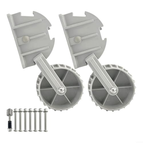 Klappbare einziehbare Schlauchboot-Räder, Nylonrippen, Abschleppboot, Starträder für kleine Boote bis zu 3,6 m bis 199,6 kg, mit Montagezubehör von MeevrgR