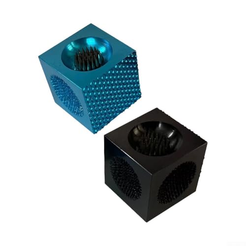 Kompaktes Snooker-Queue-Werkzeug, 3-in-1-Design zum Formen, Scheuern und Belüften von Billardqueues (blau) von MeevrgR