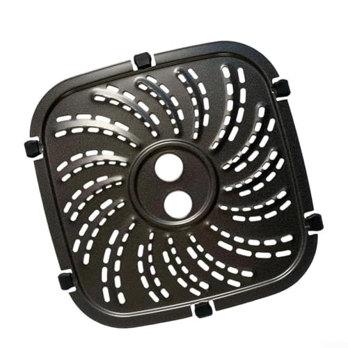Kompatible Luftfritteusen-Grillplatte für PowerXL für Vortex Pro 8QT mit 6 Gummilaschen und einfachen Wartungsfunktionen (22 x 22 cm) von MeevrgR