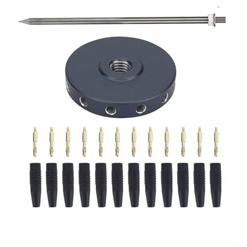 Leicht zu tragende Bodenplatte für tragbare MA12 HF-Antenne mit Konstruktion (Erdnagel + Scheibe) von MeevrgR