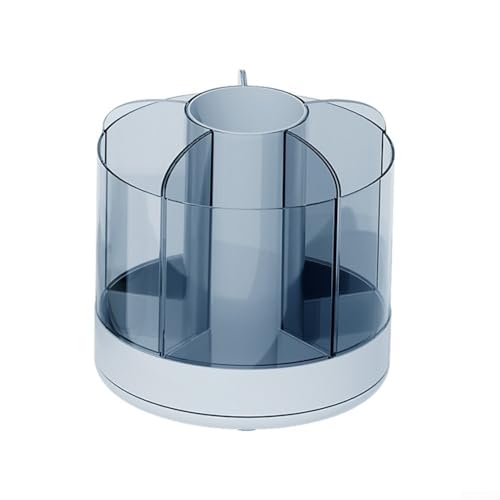 Leicht zugänglicher Schreibtisch-Organizer mit einer einzigartigen 360-Grad-Drehfunktion, ideal für Zuhause oder Büro, Blau von MeevrgR