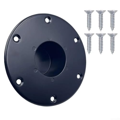 MeevrgR Aluminium-Tischbeinbasis, Bodenmontage, runder Sockel, für Wohnmobil, Boot, Wohnmobil, Esstisch mit bündiger Montage, 15 cm Außendurchmesser 5,7 cm Innendurchmesser MeevrgR Aluminium-Tischbeinbasis, Bodenmontage, runder Sockel, für Wohnmobil, Boot, Wohnmobil, Esstisch mit bündiger Montage, 15 cm Außendurchmesser 5,7 cm Innendurchmesser von MeevrgR