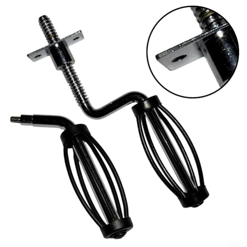 MeevrgR BBQ-Grillgriff mit 12 mm Gewindedurchmesser, für Traeger Smokers Pits Öfen, Edelstahl-Ersatzteil für sichere Handhabung im Freien, einfache Installation (B) von MeevrgR