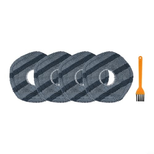 MeevrgR Ersatz-Mopp-Pads für Eufy X10 Pro für Omni X9 Pro Roboter-Staubsauger, Mikrofaser-Spin Scrubber Reinigungstücher, waschbare Pads für Hartholzböden, Fliesen und Teppich (B) von MeevrgR