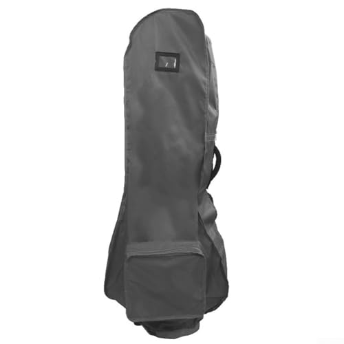 MeevrgR Golftaschen-Regenschutz, wasserdichter PVC-Reiseschutz (125 cm), passend für Standard- und Einkaufstaschen, Doppelreißverschluss, Visitenkartenfach (grau) von MeevrgR