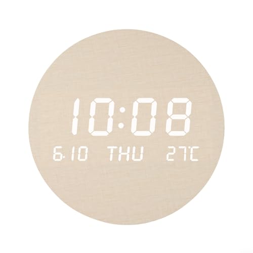 MeevrgR Große Lautlose Digitale Wanduhr mit Tag Datum und Temperaturanzeige USB Wiederaufladbar Wasserdicht für Wohnzimmer Schlafzimmer MeevrgR Große Lautlose Digitale Wanduhr mit Tag Datum und Temperaturanzeige USB Wiederaufladbar Wasserdicht für Wohnzimmer Schlafzimmer von MeevrgR
