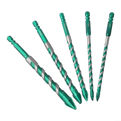 MeevrgR Hartmetallbohrer 150 mm, robust, verschleißfest, für Wand, Glas, Holz, Metall, Fliesen, Größe 6 mm bis 12 mm, geeignet für Trockenbau, Ziegel, Fliesen, Holz, Blech von MeevrgR