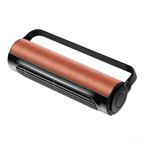 MeevrgR Kompakter tragbarer Autoventilator mit einstellbaren 3 Geschwindigkeiten, Rücksitzkühlung für Kopfstütze und Rückenlehne, bürstenloser Motor, Aufladen für lange Fahrten (Braun) von MeevrgR