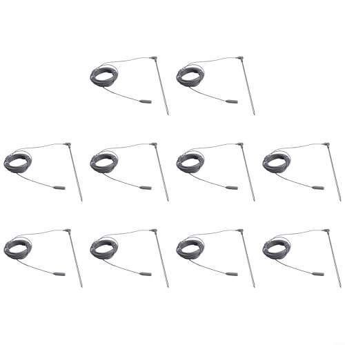 MeevrgR Kupfer-Erdungsstab-Set mit 12 m Kabel für die Energieheilung der Erde – einfache Installation, direkte Verbindung für Familien (10 Stück) von MeevrgR