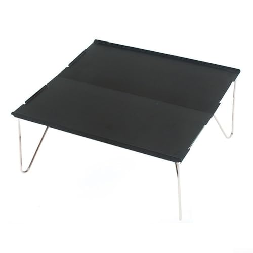 MeevrgR Leicht zu transportierender Aluminium-Klapptisch, tolle Ergänzung für Ihre Outdoor-Ausrüstungs-Kollektion, Schwarz MeevrgR Leicht zu transportierender Aluminium-Klapptisch, tolle Ergänzung für Ihre Outdoor-Ausrüstungs-Kollektion, Schwarz von MeevrgR
