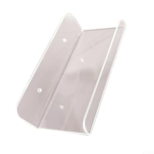 MeevrgR Minimalistisches, transparentes Wandregal, perfekte Ergänzung für Badezimmer, Wohnzimmer oder Kinderzimmer (20 x 15 cm) von MeevrgR