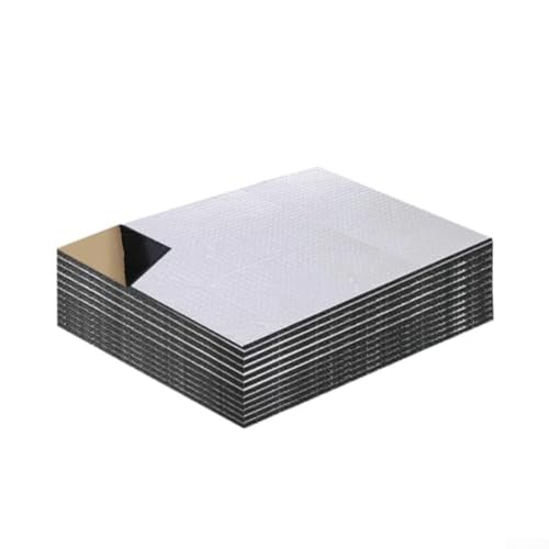 MeevrgR Schalldämpfungsmatte für Autos, Wärmedämmung, Gummi-Pads für Motorhaube, Kofferraum, Tür, selbstschalldichtes Material, wasserdicht, feuerfest, 250 x 180 x 5 mm, 20 Stück MeevrgR Schalldämpfungsmatte für Autos, Wärmedämmung, Gummi-Pads für Motorhaube, Kofferraum, Tür, selbstschalldichtes Material, wasserdicht, feuerfest, 250 x 180 x 5 mm, 20 Stück von MeevrgR