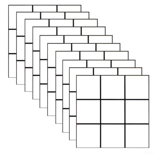 MeevrgR Selbstklebende Wandpaneele mit Marmor-Design, feuchtigkeitsbeständig, minimale Pflege für Küche, Badezimmer, Wände (weiß) von MeevrgR