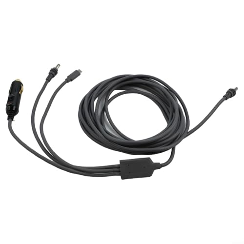 MeevrgR Starlink Mini 3-in-1-Stromkabel mit Autoladegerät und Typ-C-Adapter bietet stabile Stromversorgung für Wohnmobil, Reisen, Camping (5 m) von MeevrgR