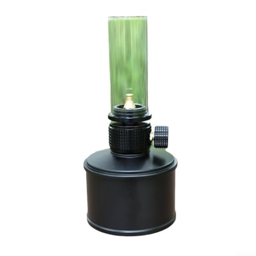 MeevrgR Tragbare Gaslampe für Zelte, Outdoor-Camping-Gaslaterne – Outdoor-Gastank-Lampe, Camping-Licht, perfekt für Wandern und nächtliche Abenteuer (schwarz) von MeevrgR