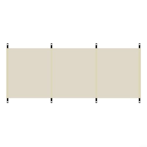 MeevrgR Tragbares Windblocker-Set für den Außenbereich, für Camping, Picknick, Grillen, stabiles 210D-Oxford-Gewebe, Windschutzscheiben-Set mit Erdspießen, Aufbewahrungstasche und Seilen (weiß (ohne MeevrgR Tragbares Windblocker-Set für den Außenbereich, für Camping, Picknick, Grillen, stabiles 210D-Oxford-Gewebe, Windschutzscheiben-Set mit Erdspießen, Aufbewahrungstasche und Seilen (weiß (ohne von MeevrgR