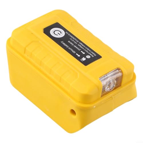 MeevrgR USB-Ladeadapter für Dewalt mit Sicherheitsschutz und mobiler Geräteunterstützung für DCB203 DCB200 für vielseitige Stromversorgungslösungen (B) von MeevrgR
