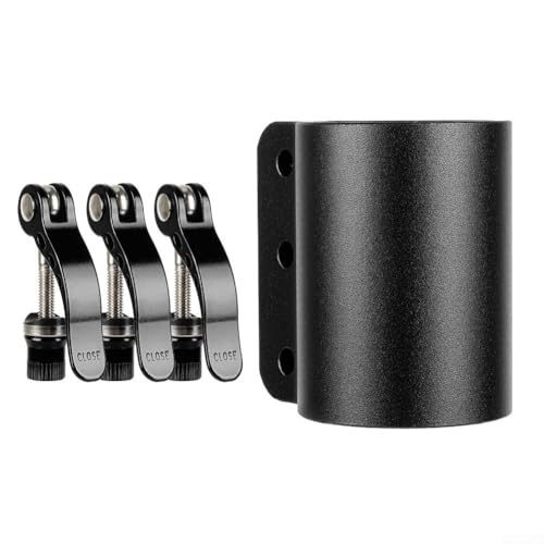 MeevrgR Verschlussklemme für Kaabo für MANTIS10 Aluminium-Legierung Scooter Stabilisator Schnellverschluss Faltschloss Verstärkung 3 Schnellspanner (schwarz) von MeevrgR