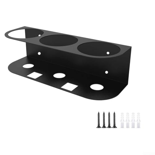 Metall-Sprühdosenregal zur Wandmontage, mit quadratischem Loch für Garage und Werkstatt, Farbflaschenorganisation (zwei quadratische Löcher) von MeevrgR