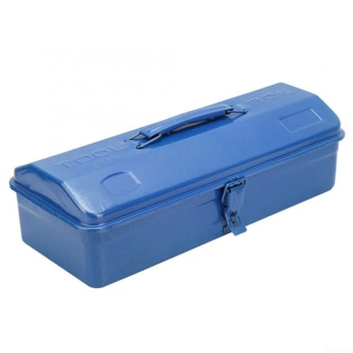 Metall-Werkzeugkasten mit mehreren Aufbewahrungsmöglichkeiten, perfekt für die Organisation von Werkzeugen in Werkstatt und Garage (28 x 16 x 12 cm) von MeevrgR