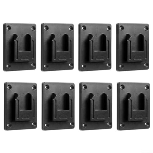 Organizer Rack kompatibel mit Dewalt 20 V und für 18 V Werkzeuge, Wandhalterung Werkzeughalter für effiziente Lagerung und Unordnung Werkstatt oder Garage (schwarz) von MeevrgR