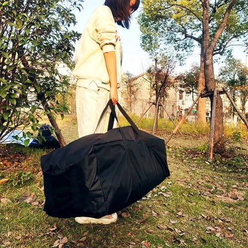 Outdoor Große Kapazität Camping Zelt Aufbewahrungstasche mit faltbarem Design, Lock kompatible Reißverschlüsse und 600D Oxford Tuch für Sport und Reise Ausrüstung (50L) von MeevrgR
