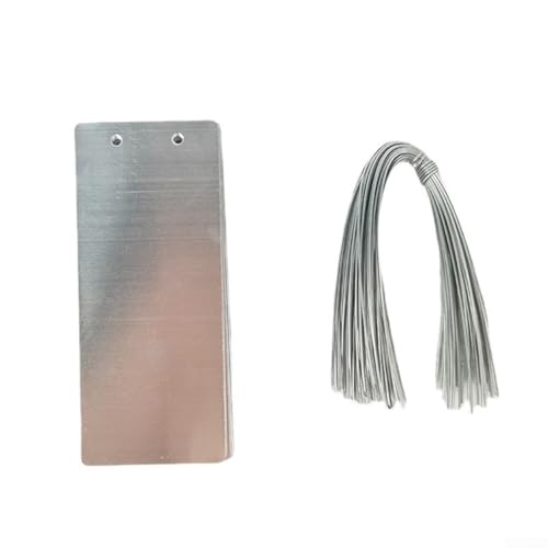 Pflanzenetiketten aus Metall zur einfachen Identifizierung, Aluminiumanhänger für individuelles Schreiben in Ihrem Garten oder Gewächshaus, 50 Stück von MeevrgR