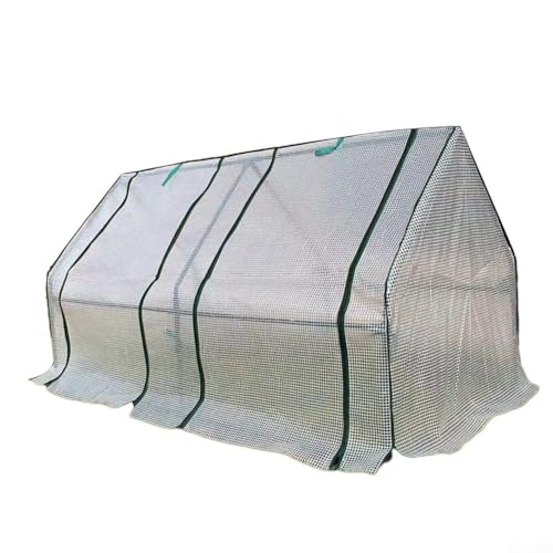 Premium Mini Gewächshaus Schutzhülle für Gartenbeet Verwendung Wasserdichtes PVC PE Material mit Belüftung von MeevrgR