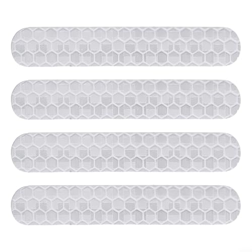 Reflektierendes Muster Aufkleber für Ninebot Max G30 Catch Attention, Stay Safe (Silber) von MeevrgR