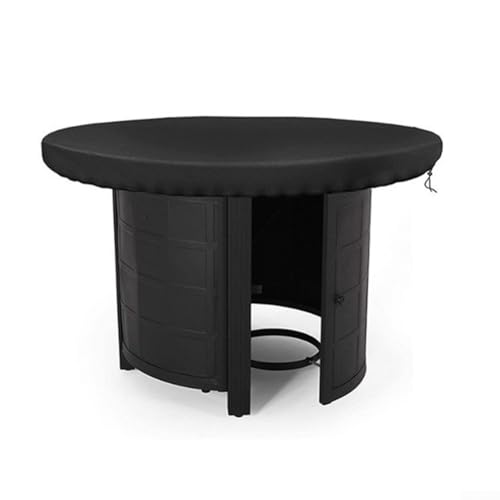Robuste und zuverlässige Outdoor-Grill-Feuerplattenabdeckung aus wetterbeständigem 420D-Oxford-Gewebe für alle Jahreszeiten (420D: 80 cm) von MeevrgR