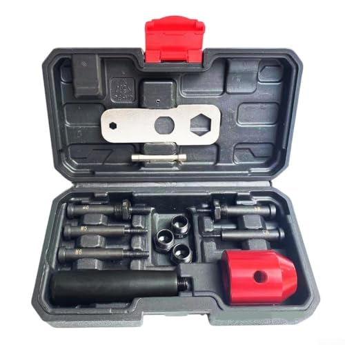 Robuster Nietmutter-Adapter für schnurlose Werkzeuge, tragbares Set mit 6 Dornen und leicht zu tragender Aufbewahrungsbox Robuster Nietmutter-Adapter für schnurlose Werkzeuge, tragbares Set mit 6 Dornen und leicht zu tragender Aufbewahrungsbox von MeevrgR