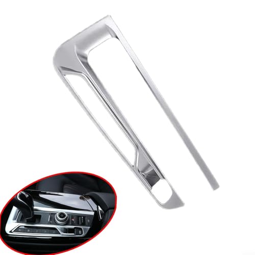 Schaltrahmenabdeckung für Linkslenker für Maserati für Levante 2016 2018 ABS Chrom Mittelkonsole Ersatz (Silber) von MeevrgR