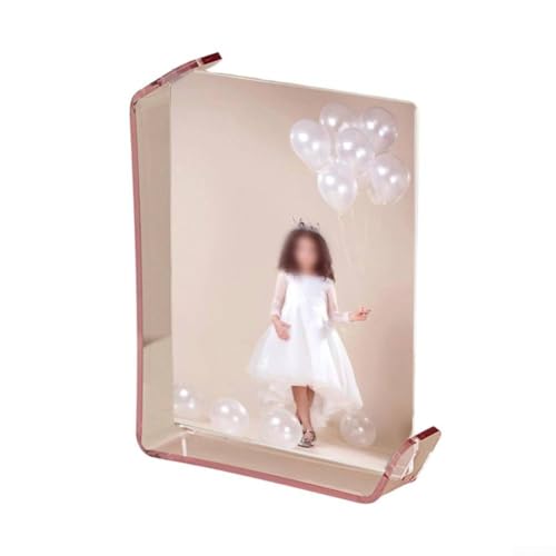 Schicker Acryl-Bilderrahmen für unvergessliche Foto-Displays und dekoratives Styling (Rosa) von MeevrgR