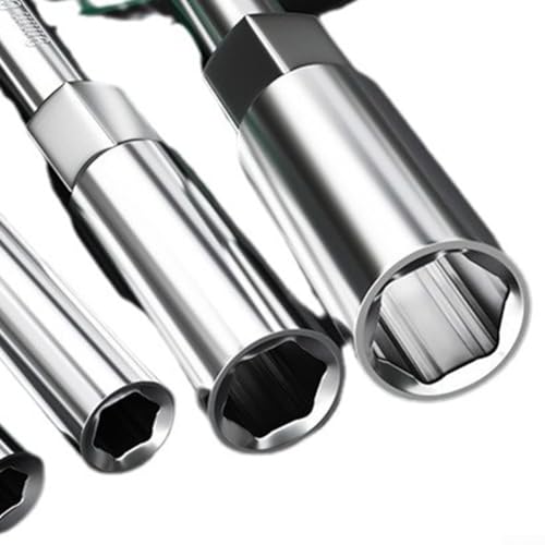 Sechskant-Schraubendreher-Steckschlüssel, 514 mm Werkzeug zur schnellen Demontage von Sechskantmuttern in Fahrrädern und Elektrofahrzeugen (12 mm) von MeevrgR