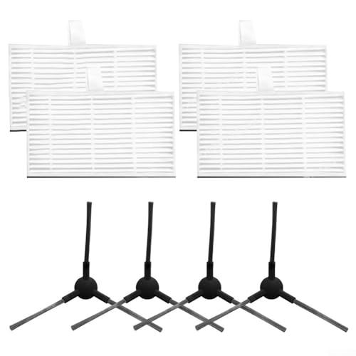 Seitenbürste und Filter Set für GRUNDIG VCR 2330 Saugroboter Optimale Reinigungsleistung (A) von MeevrgR