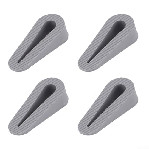 Sichern Sie Ihre Türen mit diesem 8-teiligen Gummi-Türstopper-Set mit fortschrittlichem, rutschfestem Design (grau) von MeevrgR