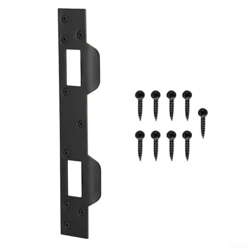 Sichern Sie Ihre Türen mit einem Doppelloch, robuste Metall-Verriegelung (schwarz) von MeevrgR