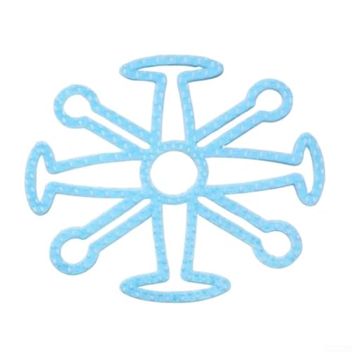 Silikon-Helminnenfutter mit Belüftung, um den Luftstrom zu fördern, Druck auf die Frisur zu vermeiden und den Helmkomfort während des Radfahrens zu erhalten (blau) von MeevrgR