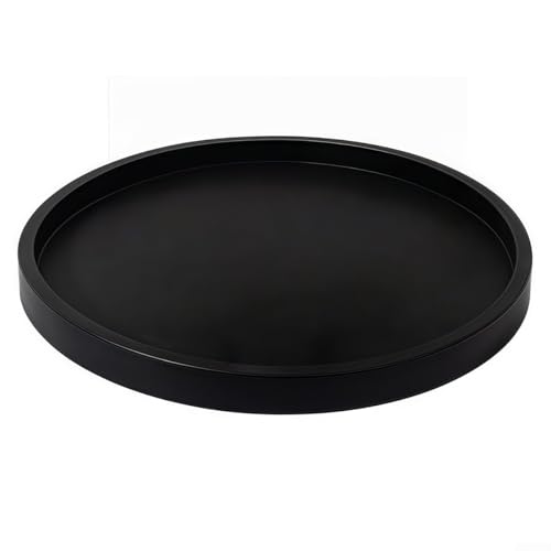 Silikon-Tablett für elegante Badezimmer- und Küchenorganisation, bruchsicher und stilvoll (schwarz) von MeevrgR
