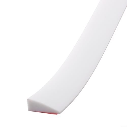 Silikonrampe für Kehrroboter, effektive Schwellenleiste, um Wasserschäden und Rutschen zu verhindern (weiß) von MeevrgR